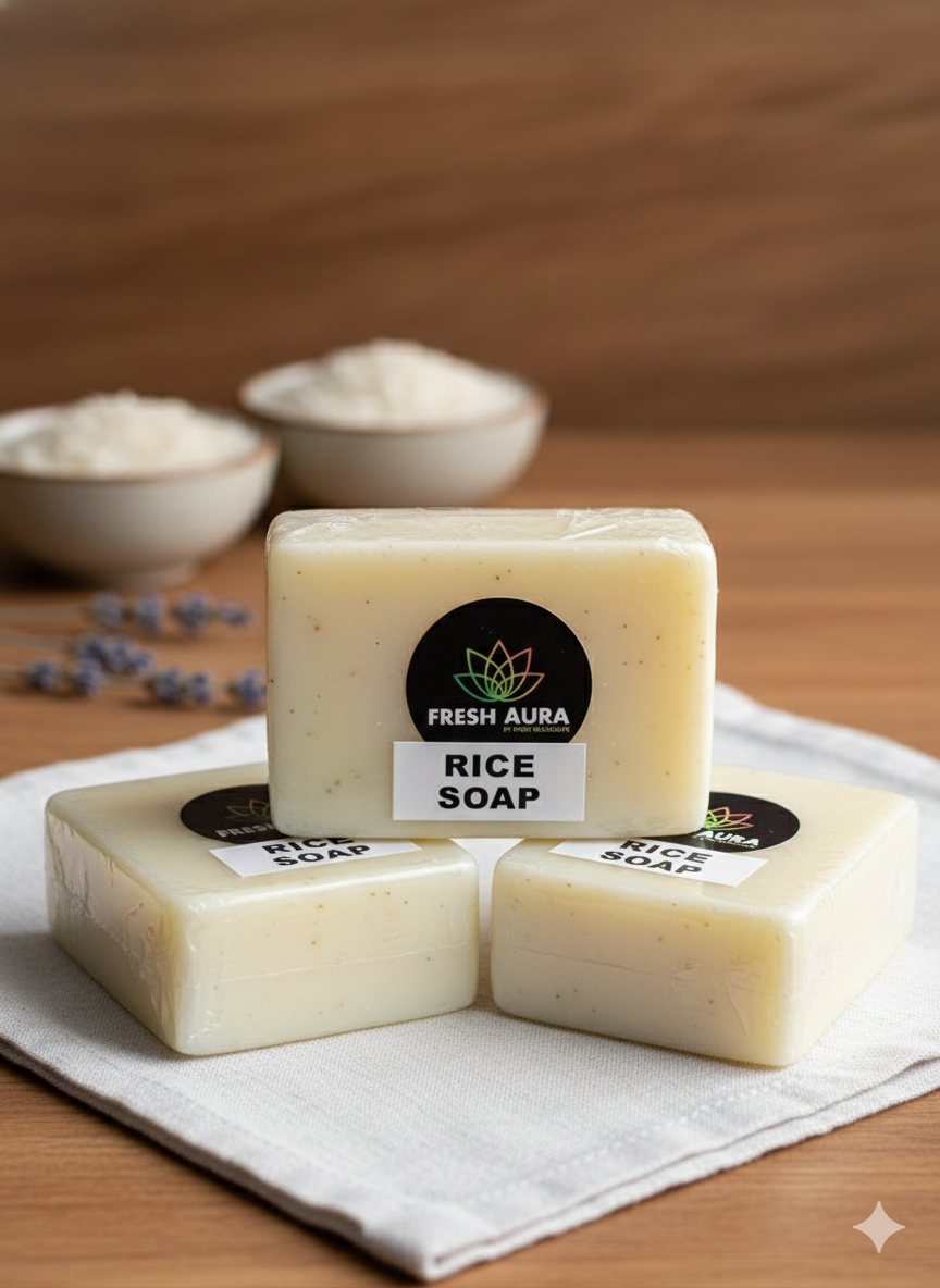 Fresh Aura - Rice Soap (100gm)