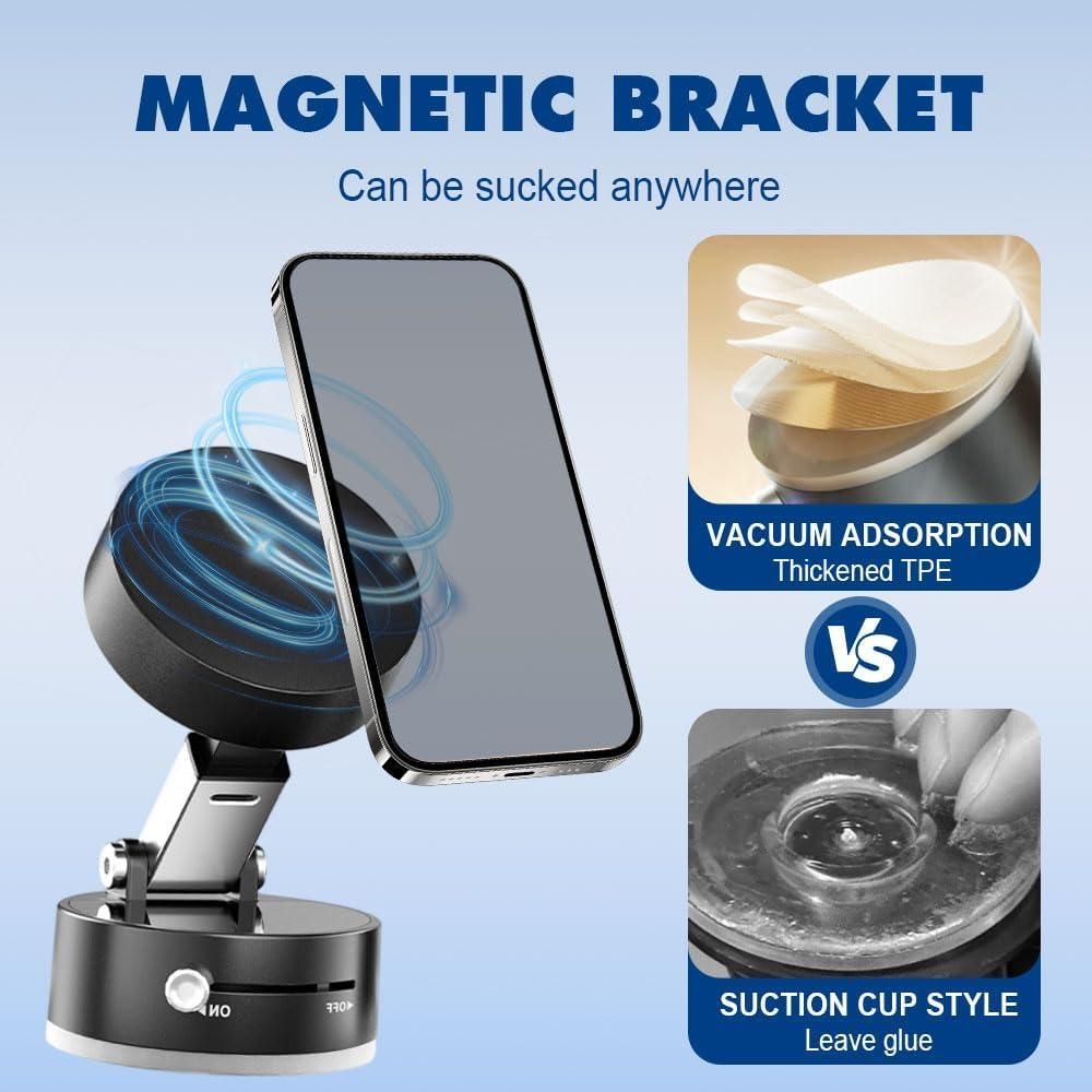 Vaccum Magnetic Suction Phone Holder