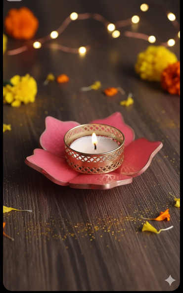 Resin Tealight Diyas - 1 PC