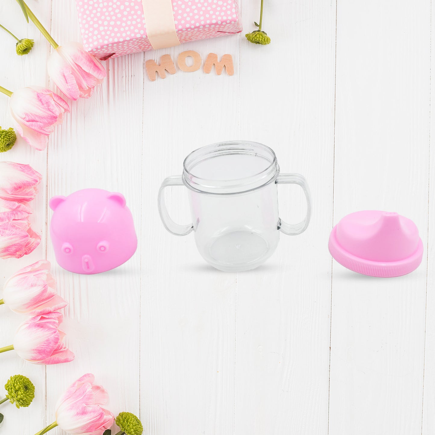 Baby Milk Mug Sippy Cup Baby Mug Leakproof Mug For Kids Lightweight Nursing Dishwasher Safe Mug (250 Ml 1 Pc)