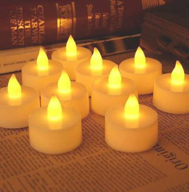 Festival Decorative - Led Tealight Candles (White 24 Pcs)