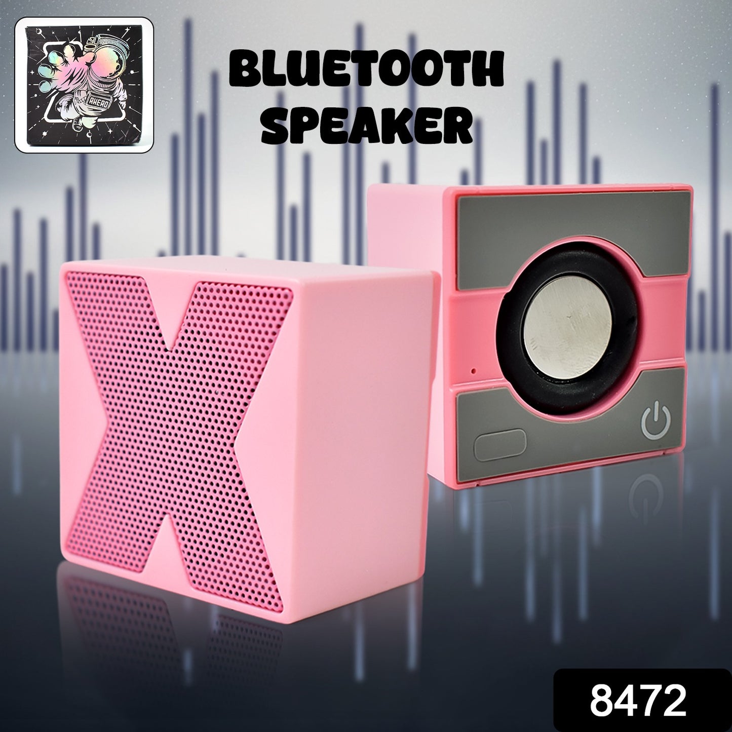 Mini Speaker Portable Wireless Speaker With Immersive Sound (1 Pc)