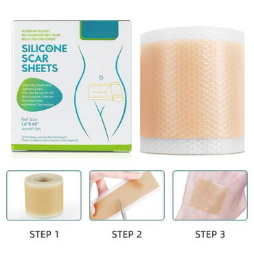 Silicone Scar Sheets Soft Scar Tape for Scars Removal
