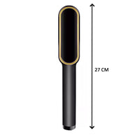 Hqt-909b Hair Straightener Used While Massaging Hair Scalps And Head.