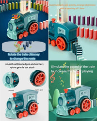 Train Toy Domino Set for Kids | BPA-Free Plastic with Sound Effects�