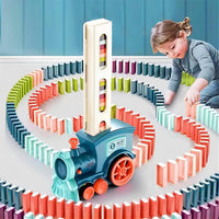 Train Toy Domino Set for Kids | BPA-Free Plastic with Sound Effects�