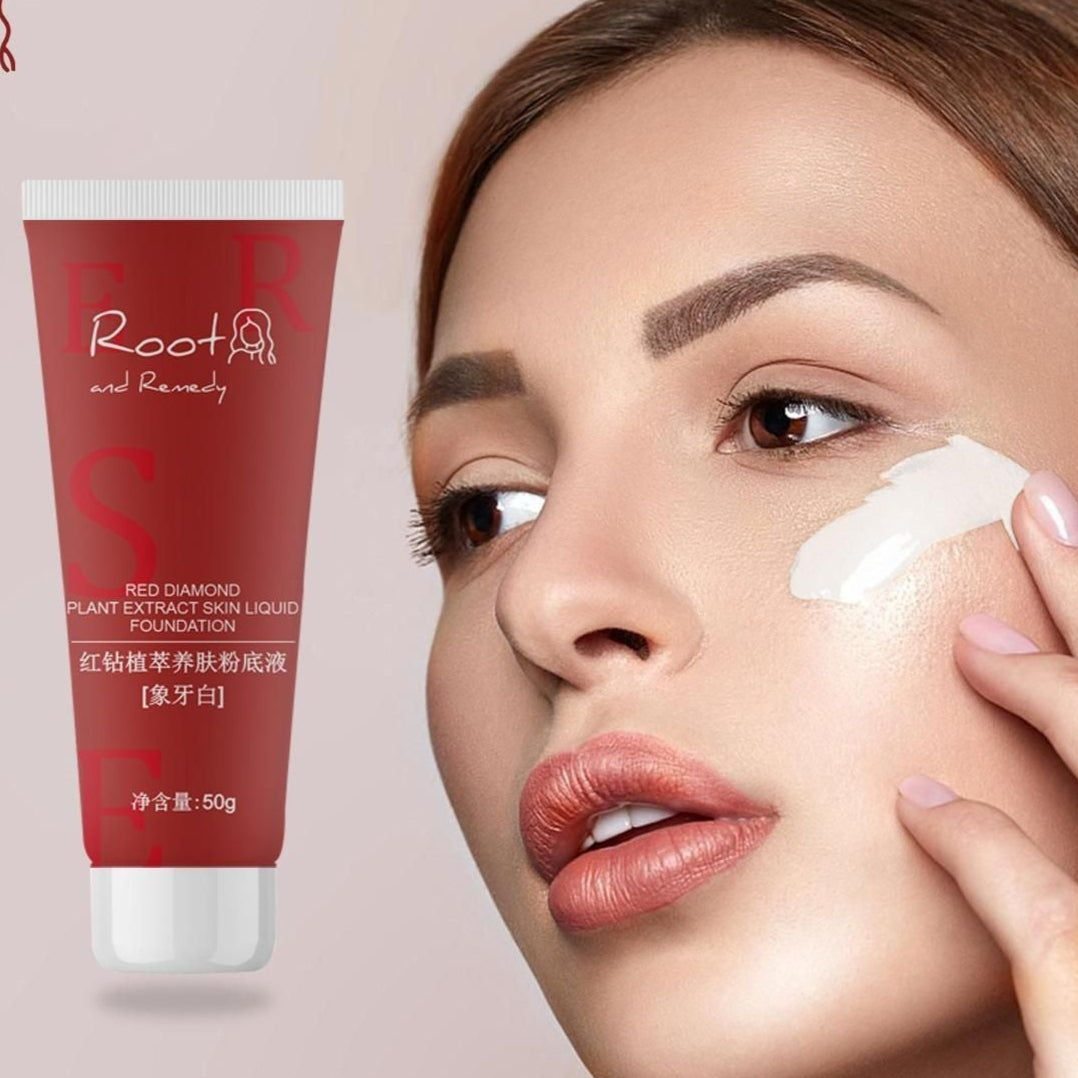 Red Diamond Plant Extract Skin Liquid Foundation 100g Pack of 2