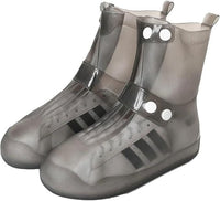 Waterproof Rain Shoe Covers with Secure Button Closure