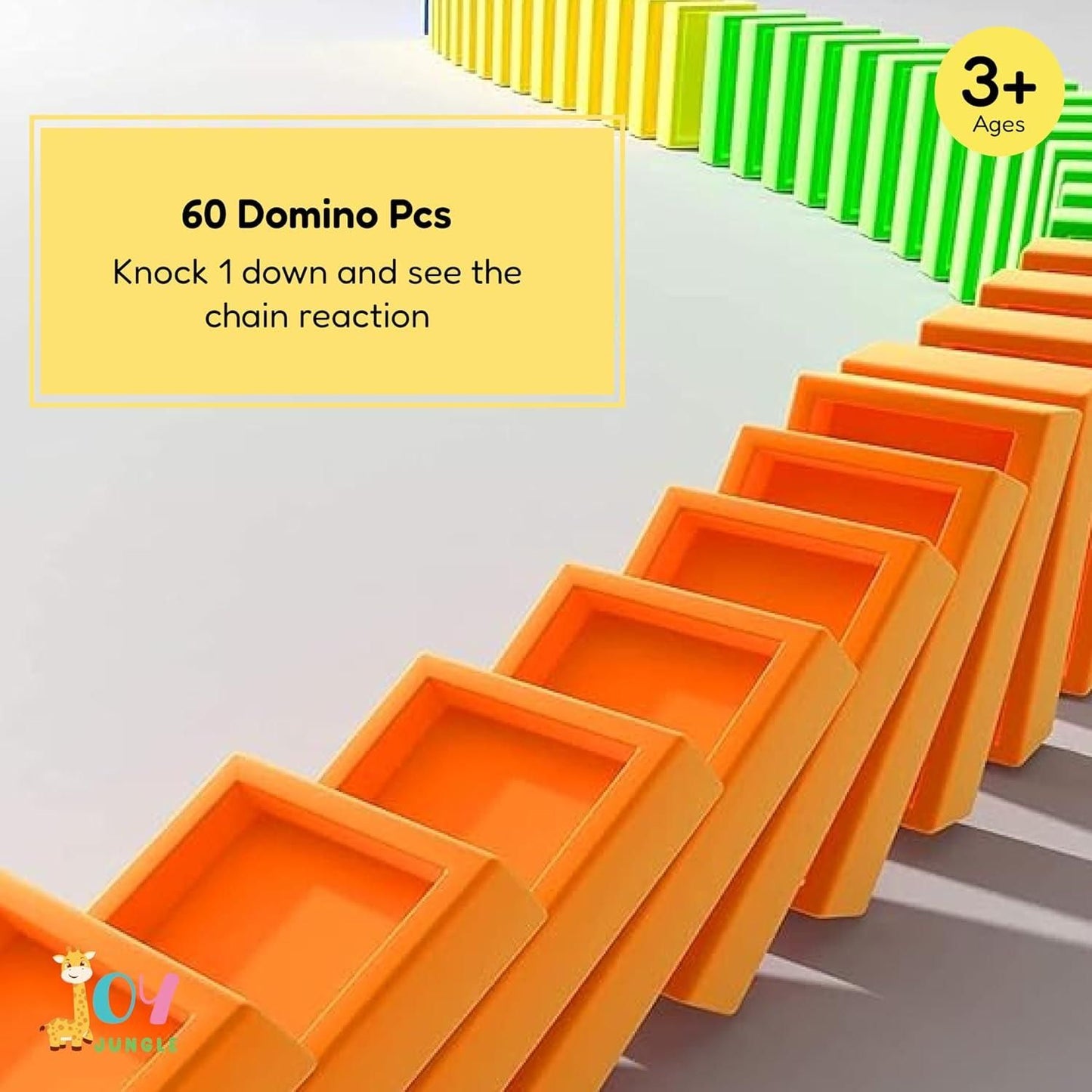 Train Toy Domino Set for Kids | BPA-Free Plastic with Sound Effects�