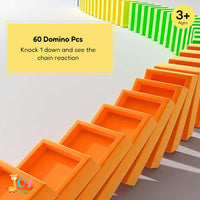 Train Toy Domino Set for Kids | BPA-Free Plastic with Sound Effects�