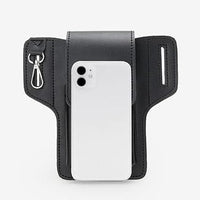 Multipurpose PU Leather Mobile Pouch with Belt Loop