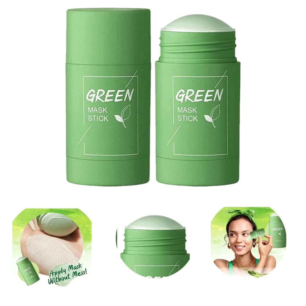 Green tea Purifying clay stick Mask Green Mask Stick for Face