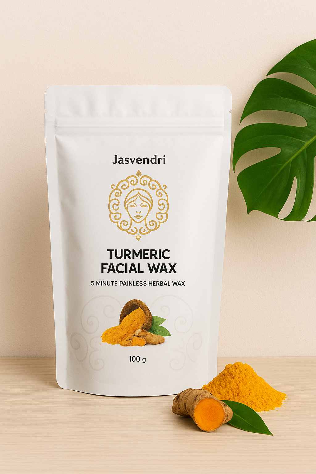 Turmeric Facial Wax Powder