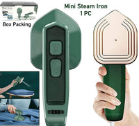 Mini Steam Iron Handheld Garment Steamer For Clothes - (1 Pc)
