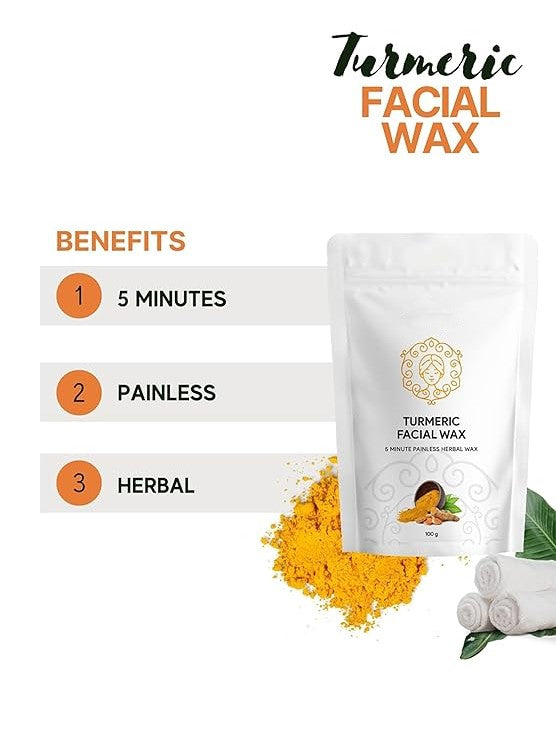 Turmeric Facial Wax Powder