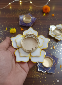 Resin Tealight Diyas - 1 PC