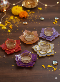 Resin Tealight Diyas - 1 PC