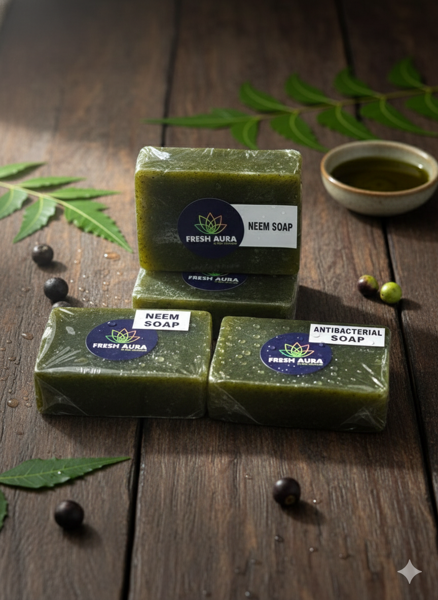 Fresh Aura - Neem Soap (100 gm)