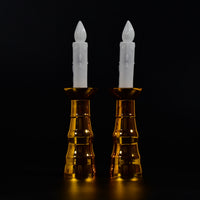 2pcs Led Candle Light Candles Flameless Lamp Indoor Window Decoration Wedding Party Decor Light