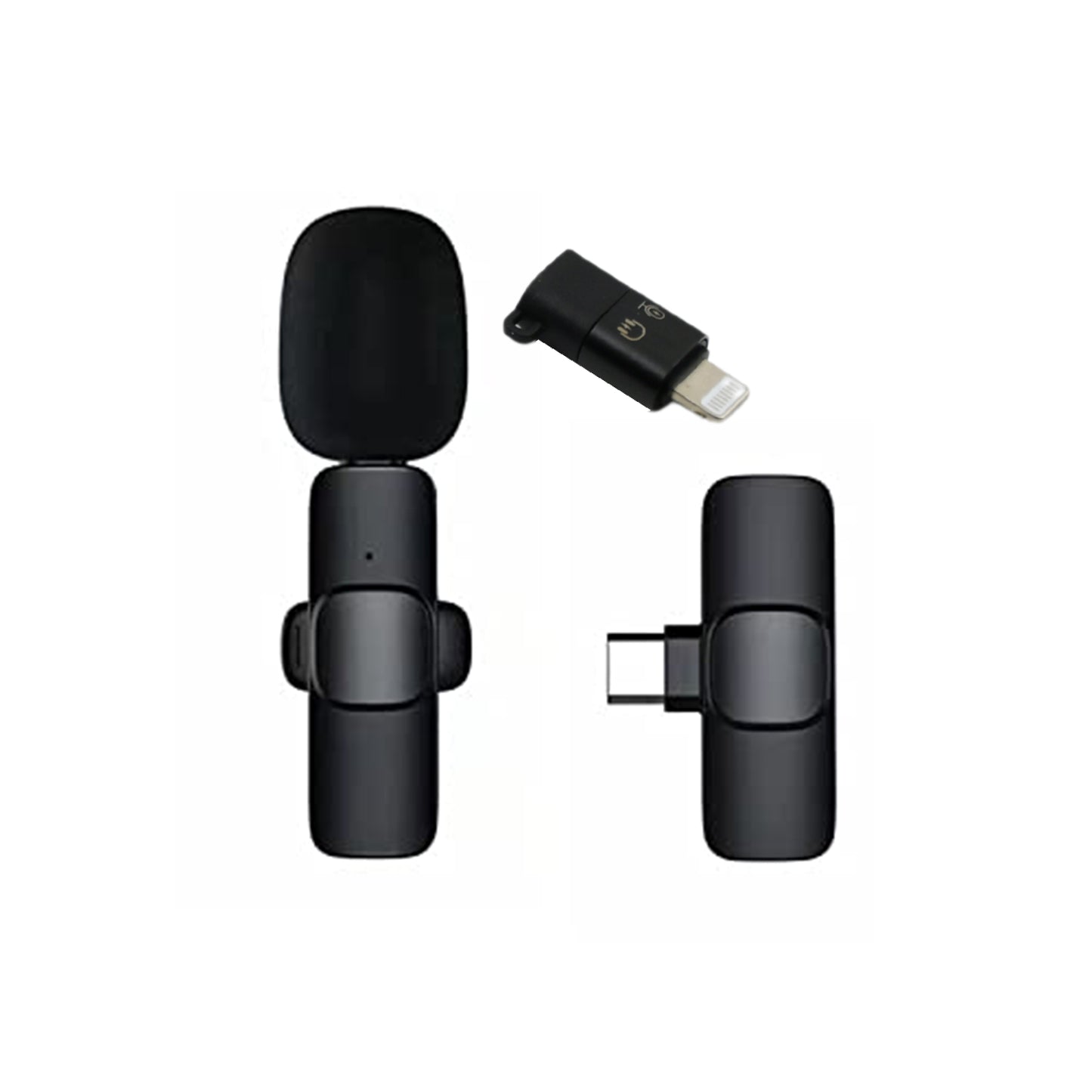Live Streaming Clip On Microphone | Type-c Mini Wireless Collar Microphone