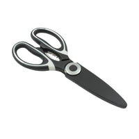 3 In 1 Multi-function Kitchen Household For Vegetables Fruit Cheese  Meat Slices With Bottle Opener Stainless Steel Sea Food Scissor (1 Pc )