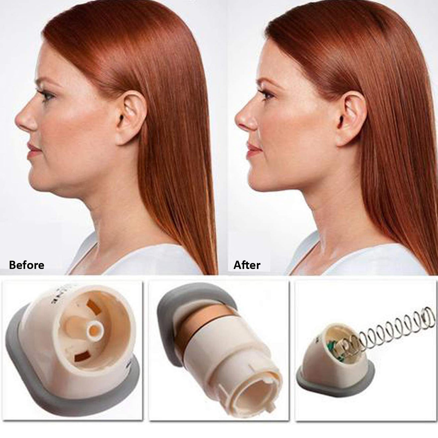 Massager For Men Women Double Chin Up Neckline Slimmer And Jawline Exerciser (1 Pc)