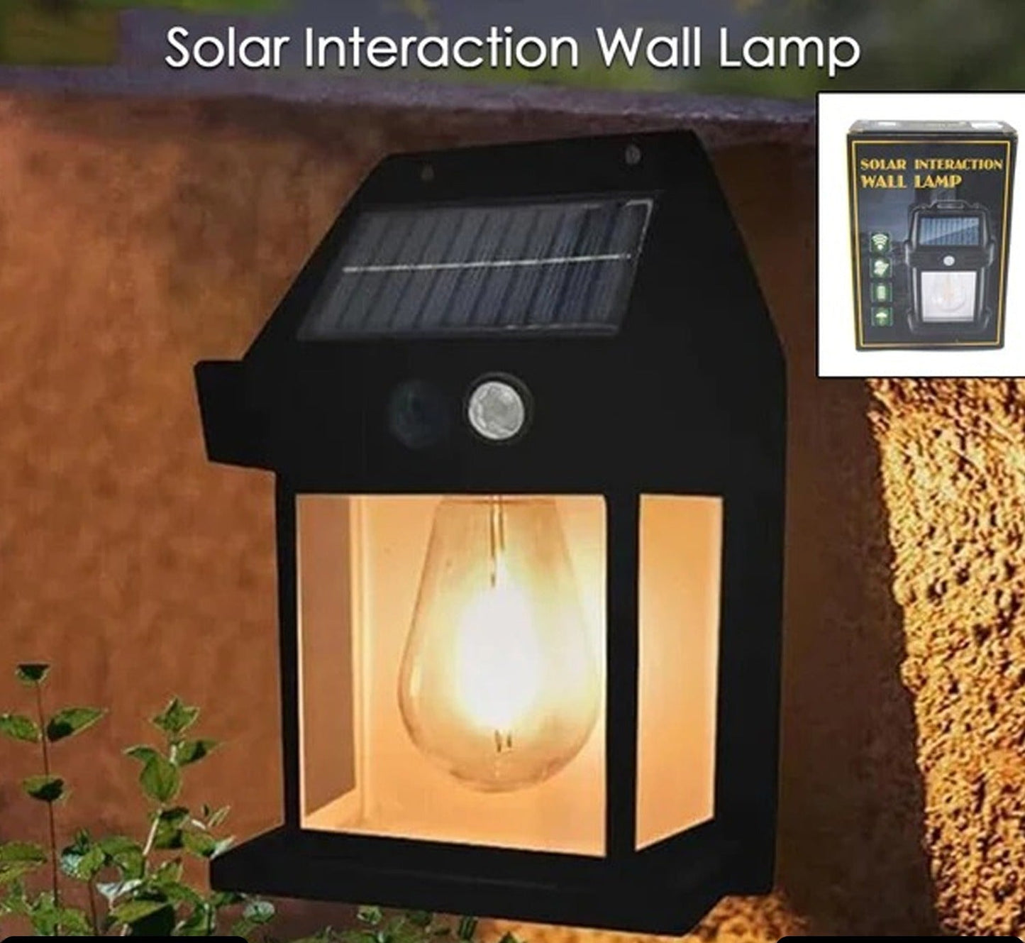 Solar Wall Lights  Lamp Outdoor Wireless Dusk To Dawn Porch Lights Fixture Solar Wall Lantern With 3 Modes  Motion Sensor Waterproof Exterior Lighting With Clear Panel (1 Pc )