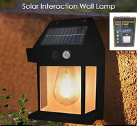 Solar Wall Lights  Lamp Outdoor Wireless Dusk To Dawn Porch Lights Fixture Solar Wall Lantern With 3 Modes  Motion Sensor Waterproof Exterior Lighting With Clear Panel (1 Pc )